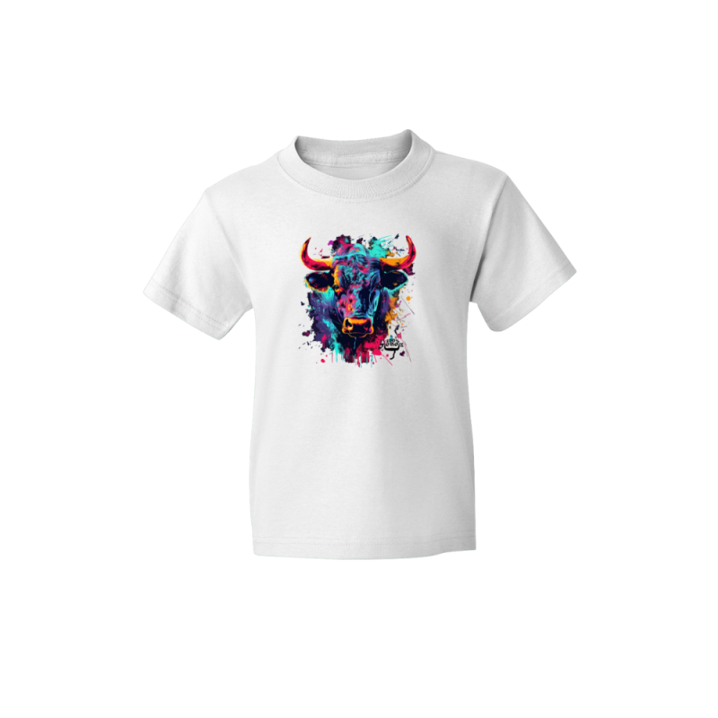 T-shirt Enfant - 100%Toros - Mode Taurine Française