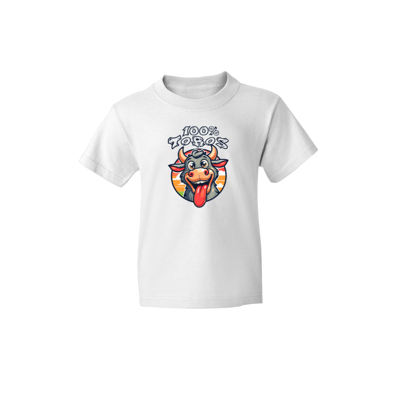 T-shirt Enfant - 100%Toros - Mode Taurine Française
