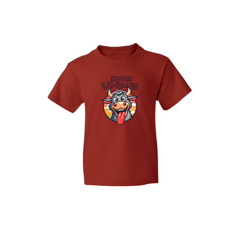 T-shirt Enfant - 100%Toros - Mode Taurine Française