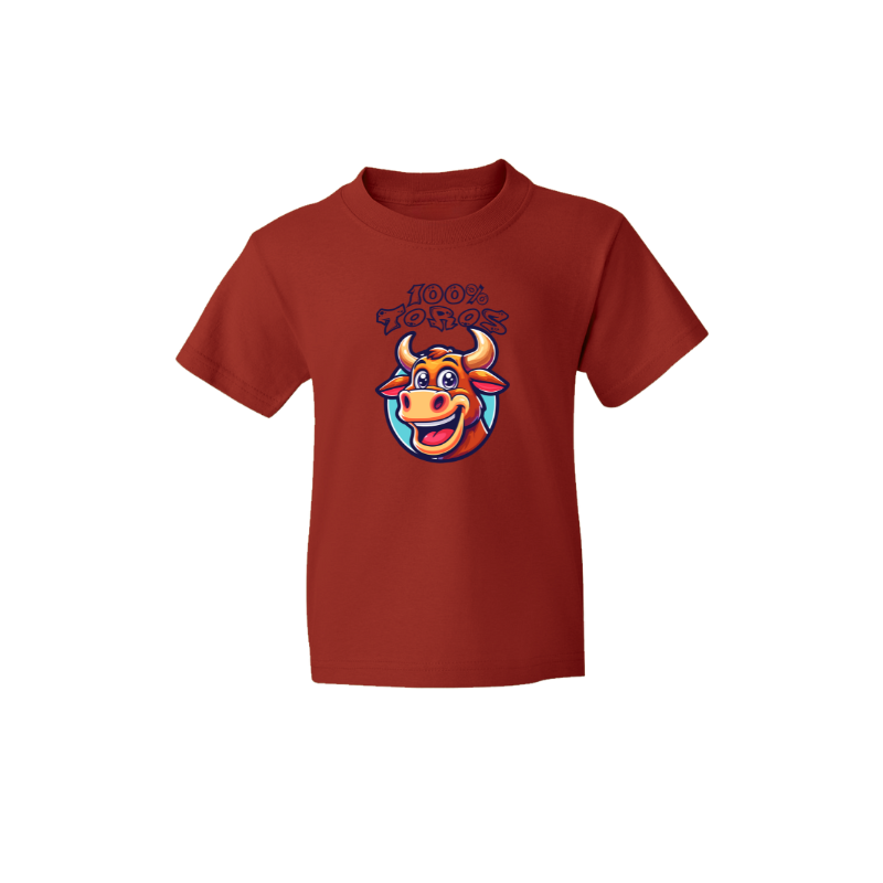 T-shirt Enfant - 100%Toros - Mode Taurine Française
