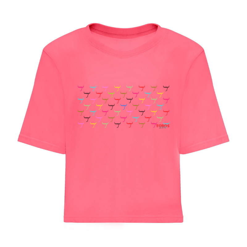 T-shirt femme "colors" - 100%Toros - Mode Taurine Française