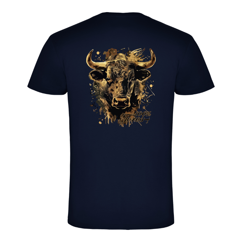 T-SHIRT COL V HOMME 100%TOROS | HÉRITAGE | MARINE