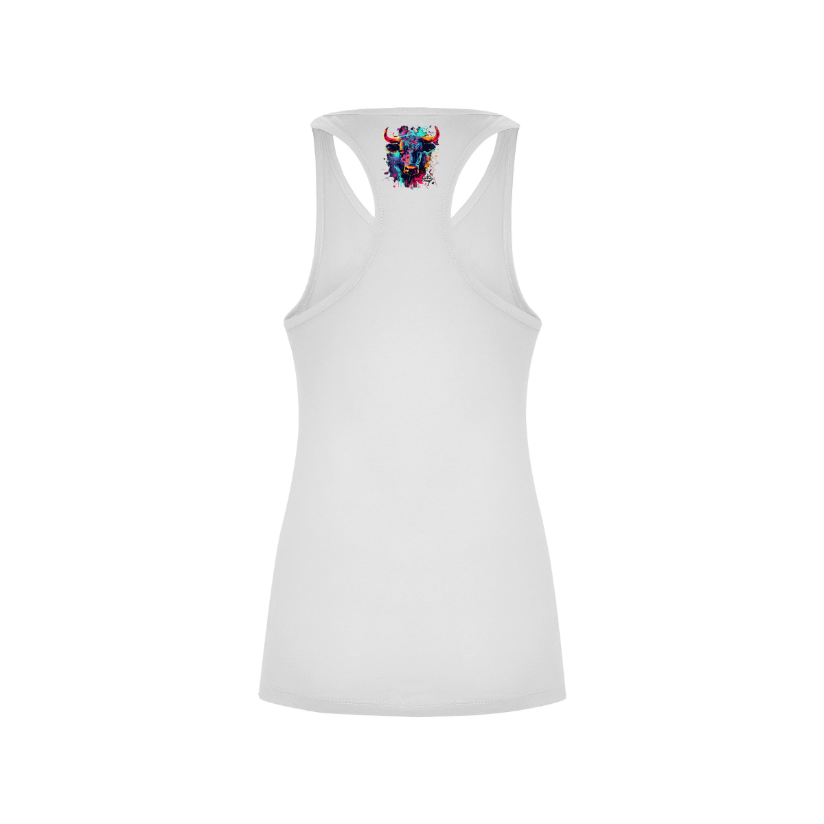 DÉBARDEUR FEMME 100%TOROS | ART COTON | BLANC