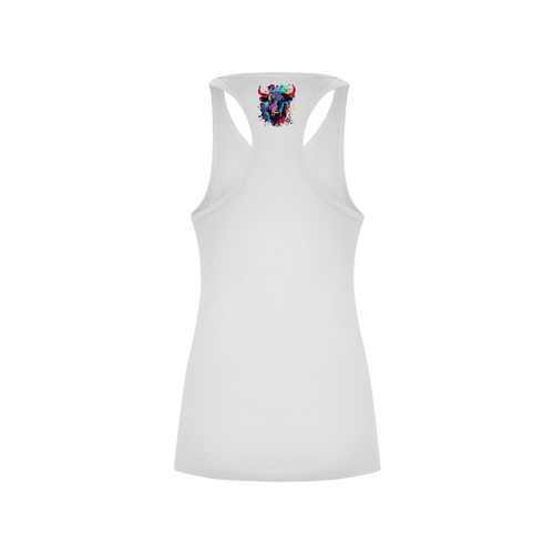DÉBARDEUR FEMME 100%TOROS | ART COTON | BLANC