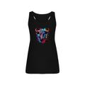 DÉBARDEUR FEMME 100%TOROS | ART COTON | NOIR