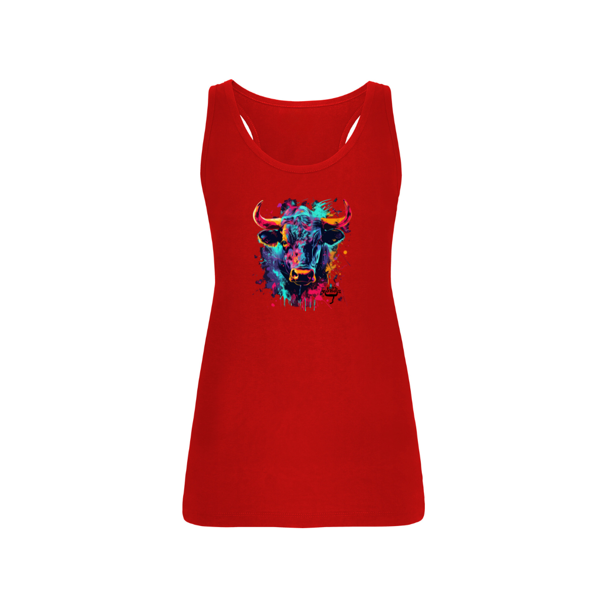 DÉBARDEUR FEMME 100%TOROS | ART COTON | NOIR