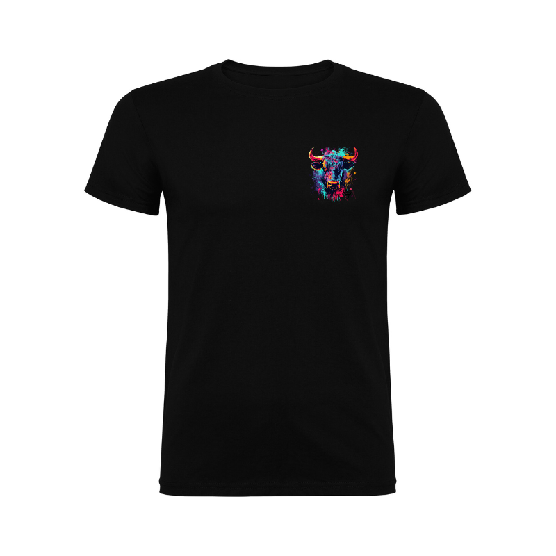 HOMME 100%TOROS | ART COTON | NOIR