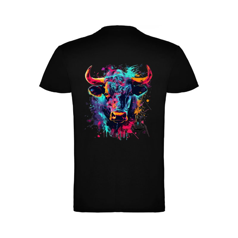 HOMME 100%TOROS | ART COTON | NOIR
