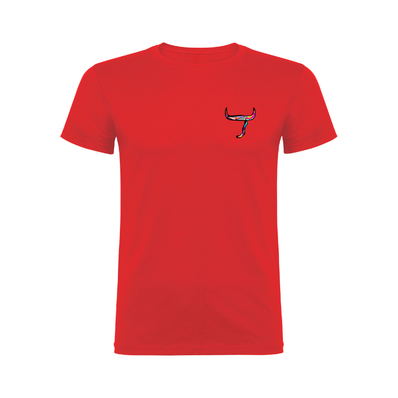 T-SHIRT HOMME 100%TOROS | INSTINCT | ROUGE