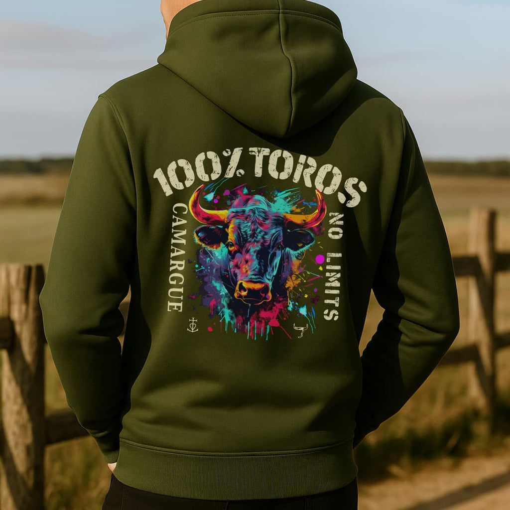 SWEAT HOMME 100%TOROS | CAMARGUE | CAMO