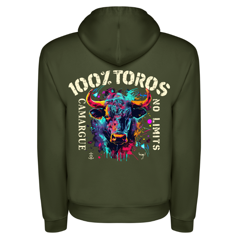 SWEAT HOMME 100%TOROS | CAMARGUE | CAMO