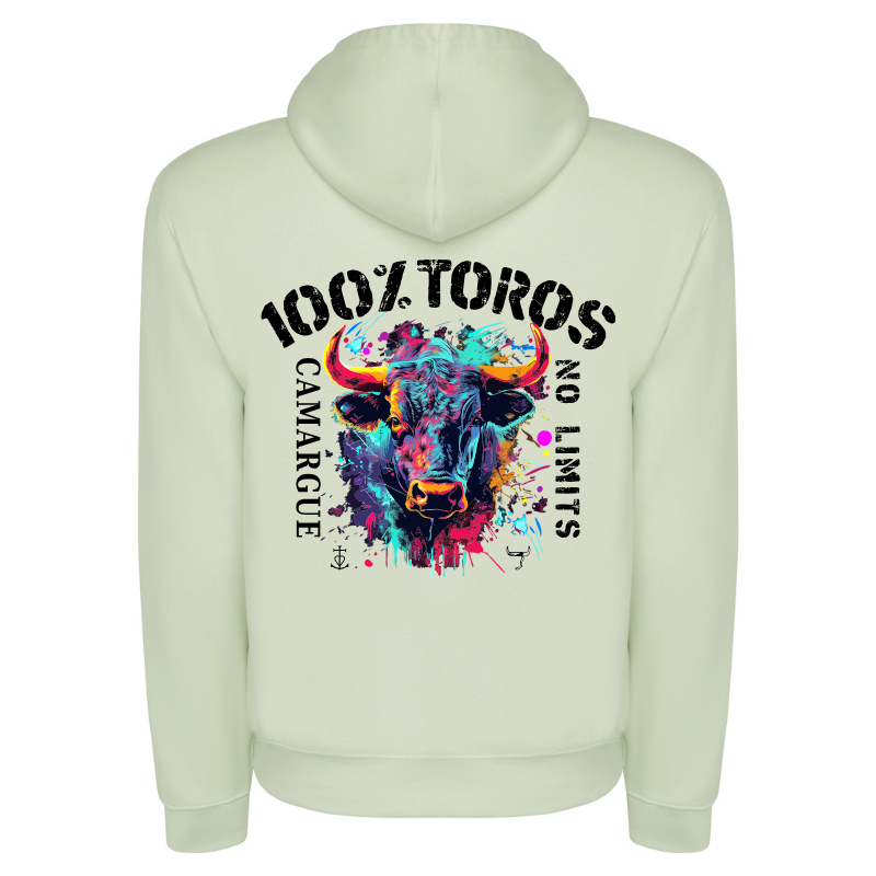 SWEAT FEMME 100%TOROS | CAMARGUE | MIST