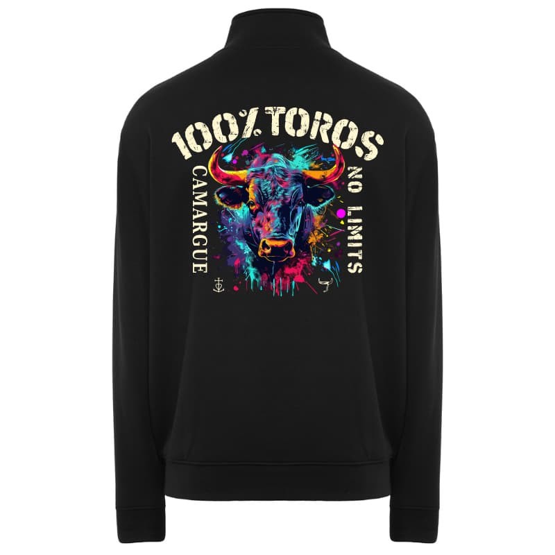 VESTE HOMME 100%TOROS | CAMARGUE | NOIR