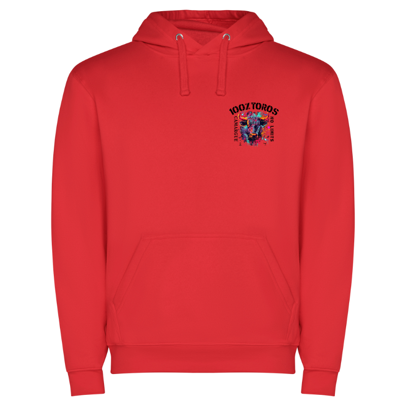 SWEAT ENFANT 100%TOROS | CAMARGUE| ROUGE