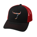 Casquette grille 100%Toros - Rouge